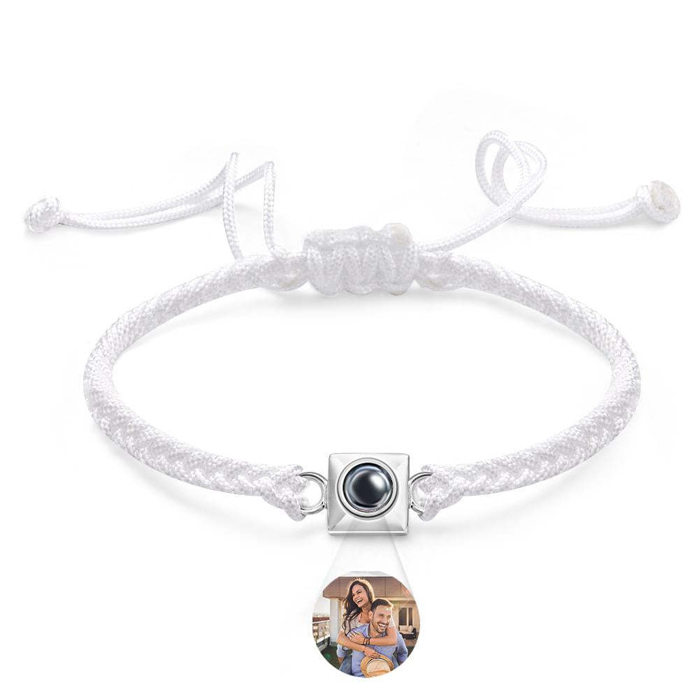 Custom Projection Bracelet Square Weave Sports Gift for Men - SantaSocks