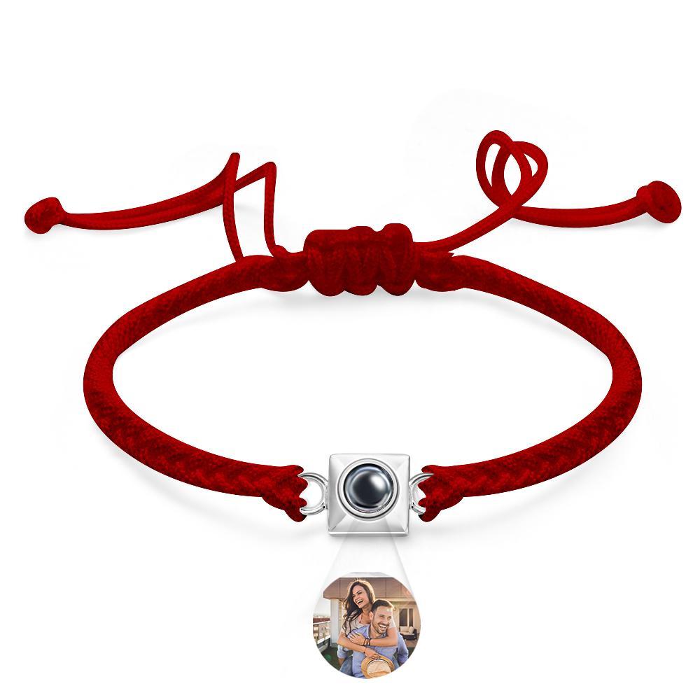Custom Projection Bracelet Square Weave Sports Gift for Men - SantaSocks