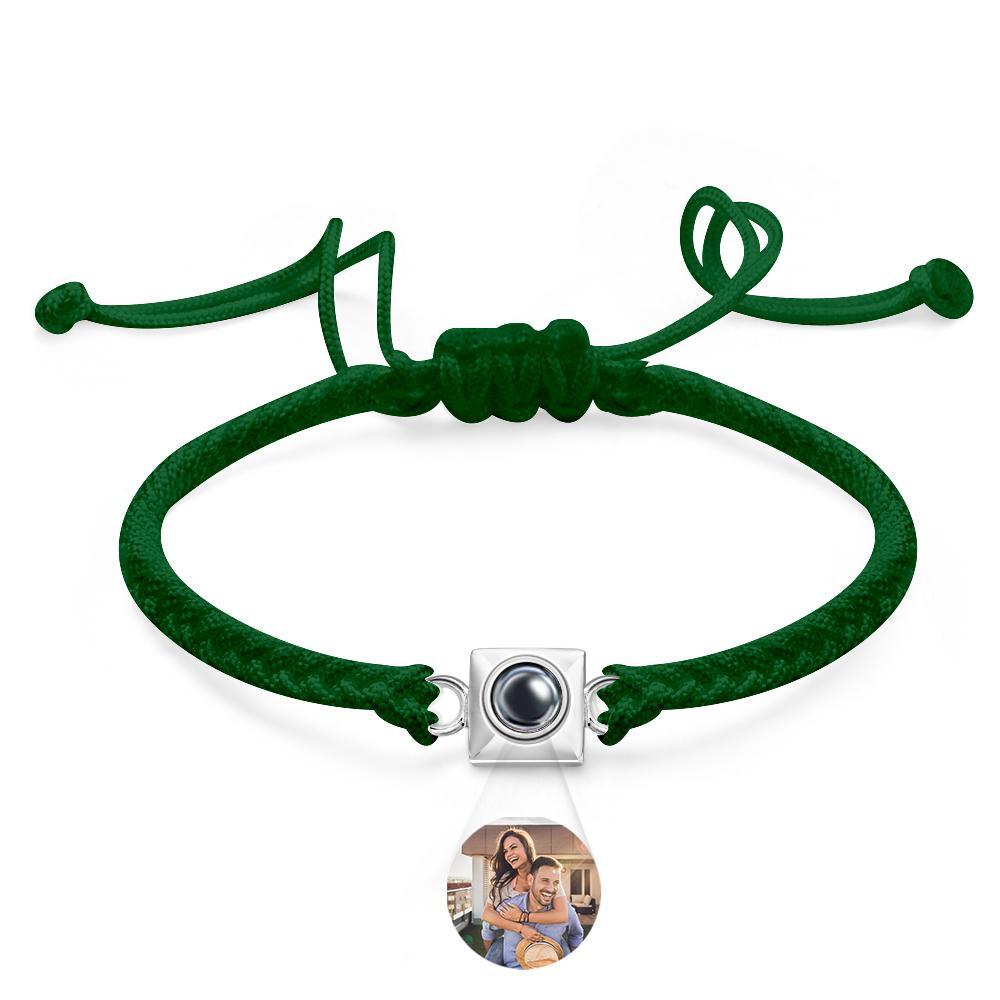 Custom Projection Bracelet Square Weave Sports Gift for Men - SantaSocks