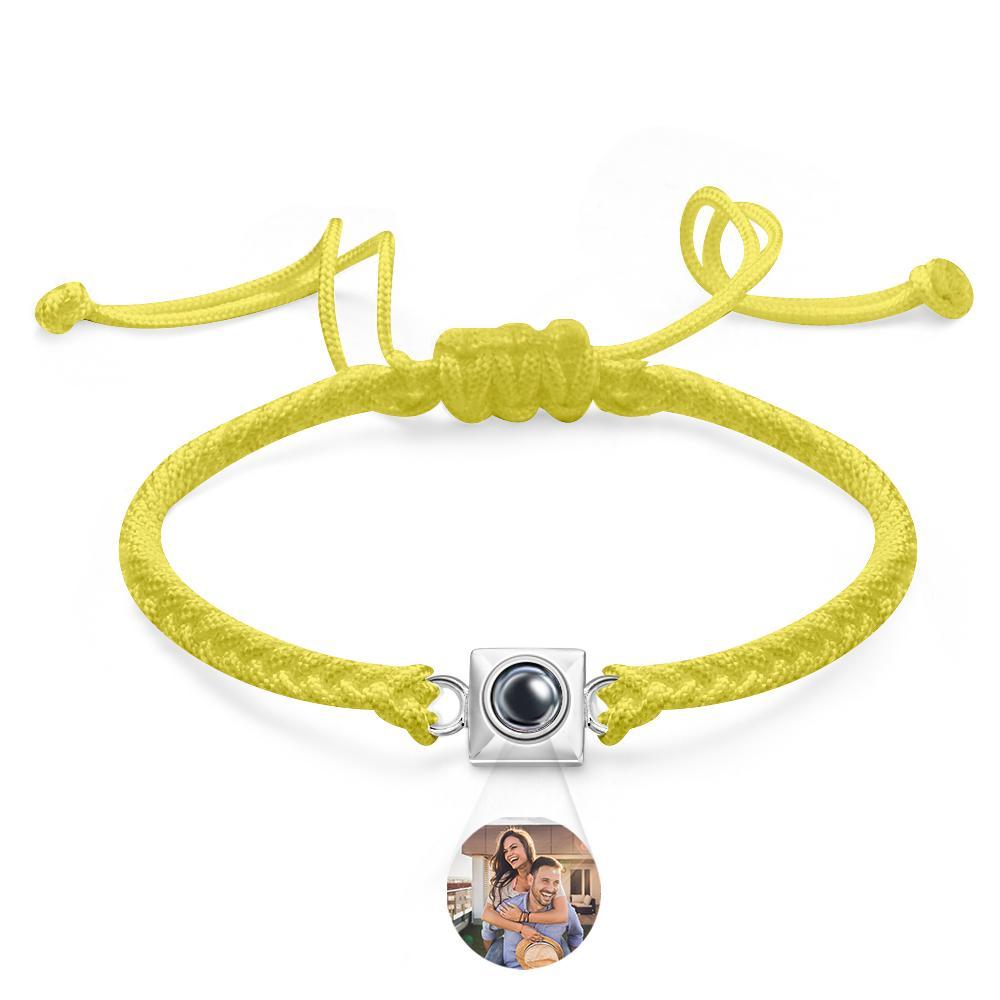 Custom Projection Bracelet Square Weave Sports Gift for Men - SantaSocks