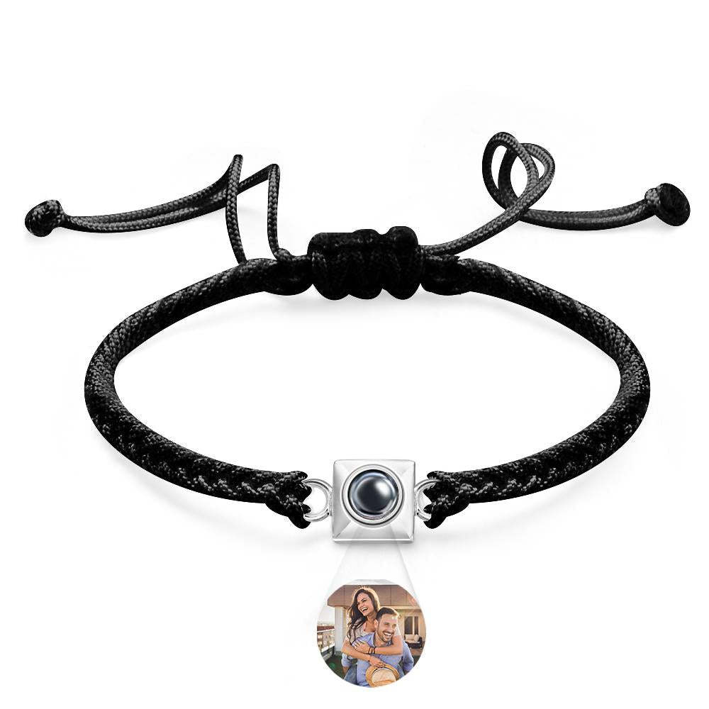 Custom Projection Bracelet Square Weave Sports Gift for Men - SantaSocks