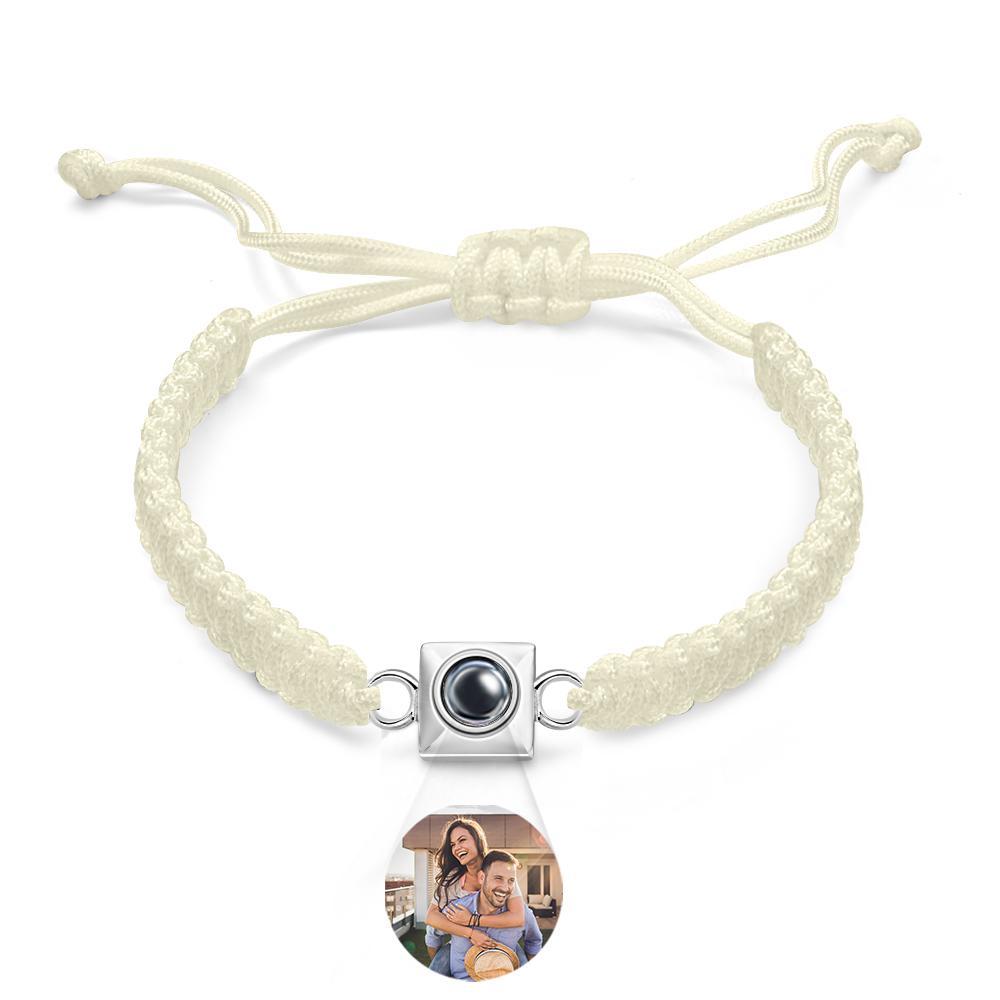 Custom Projection Bracelet Weave Fashion Gift for Men - SantaSocks