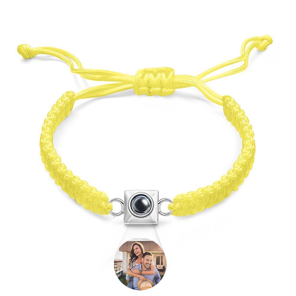 Custom Projection Bracelet Weave Fashion Gift for Men - SantaSocks