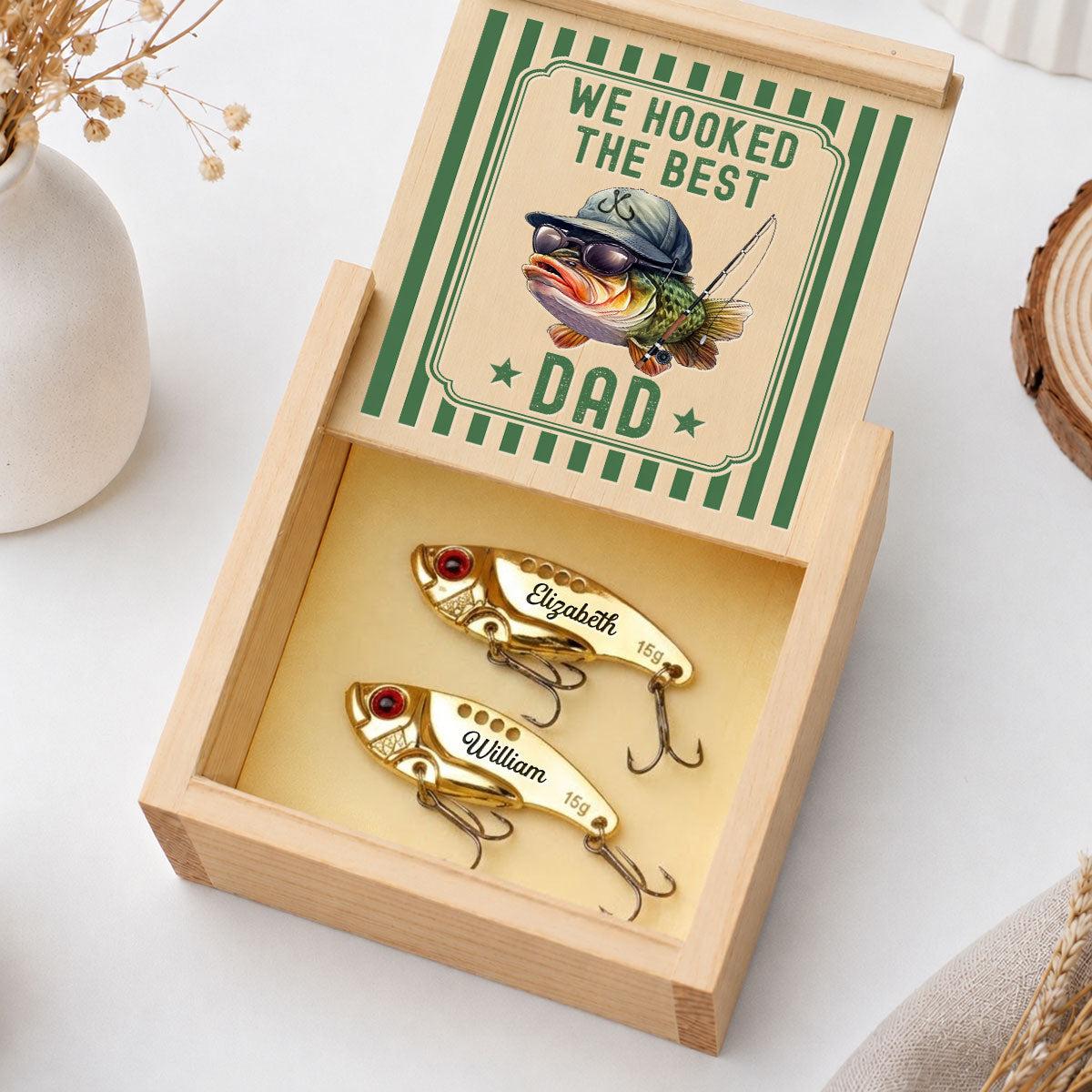 We Hooked The Best Dad - Personalized Custom Fishing Lure