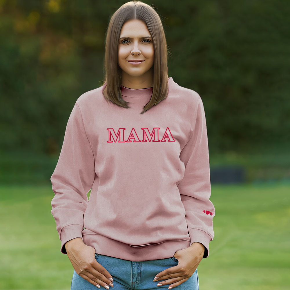 Custom Engraved Round Neck Sweater Creative Embroidery Fashion Gifts	 - MyFaceBoxerUK