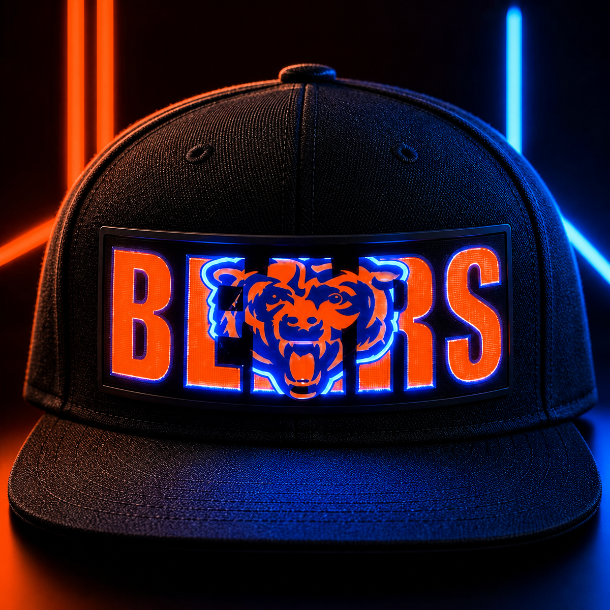 Football Fan LED Light-Up Snapback Cap - Bestchristmasgifts
