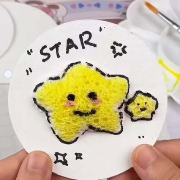 Easy DIY Magic 3D Foam Texture Painting Kit Magic Puffy Paint Gift for Kids