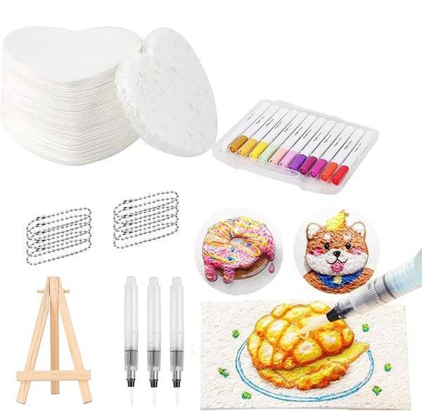 Easy DIY Magic 3D Foam Texture Painting Kit Magic Puffy Paint Gift for Kids