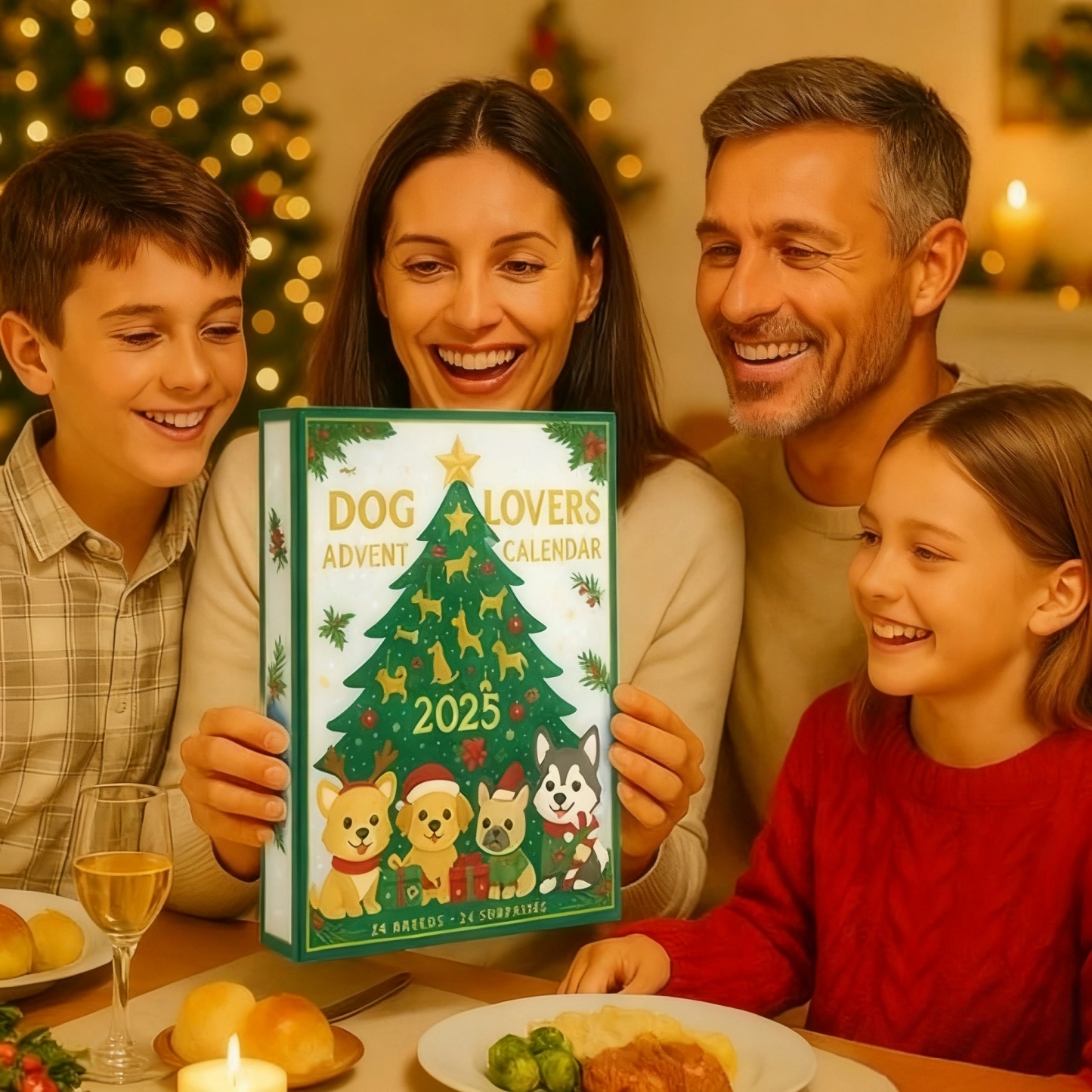 Cute Dog Blind Box Mystery Puppy Surprise Toy 24Day Christmas Countdown Blind Box - Bestchristmasgifts