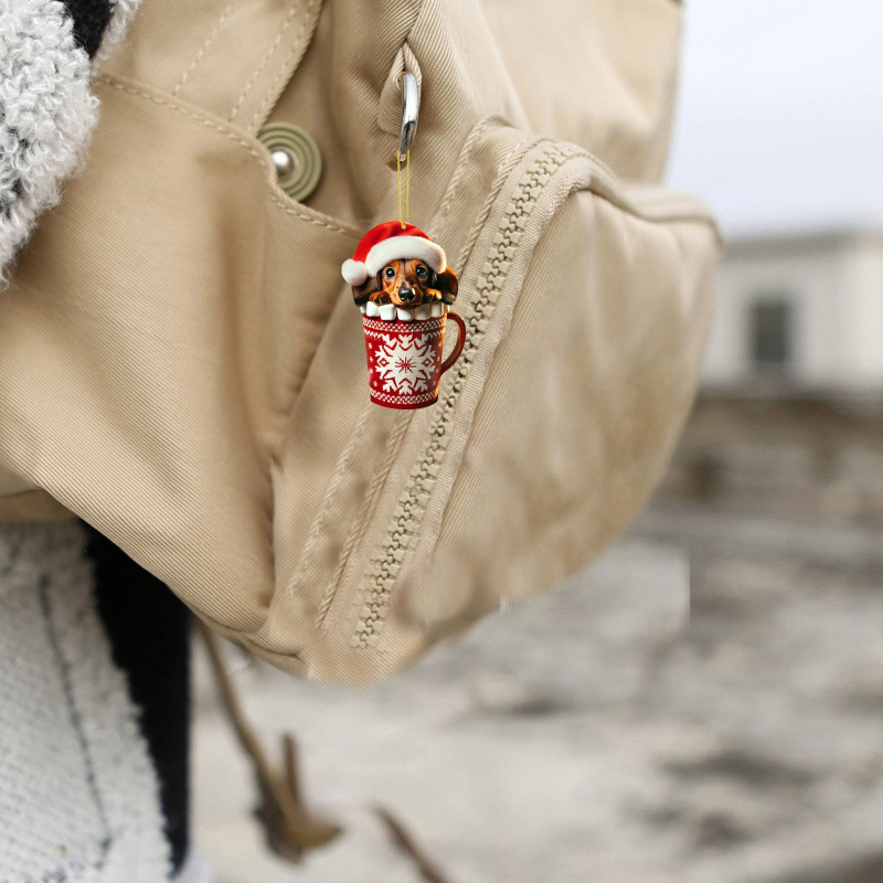 2025 Christmas Dog Blind Box 24Day Countdown Dachshund Mug Ornament Advent Calendar Holiday Gift Surprise - Bestchristmasgifts