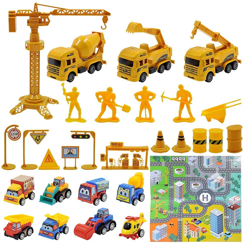 Christmas Advent Calendar Car Model Blind Box Gift for Kids