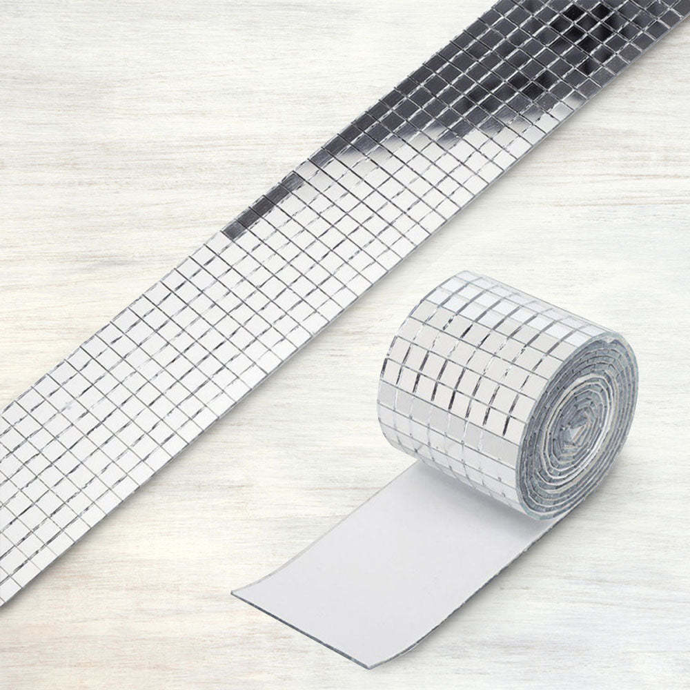 Self Adhesive Mosaic Tiles Square Glass for DIY Craft Decoration Interior Decorations - photomoonlamp