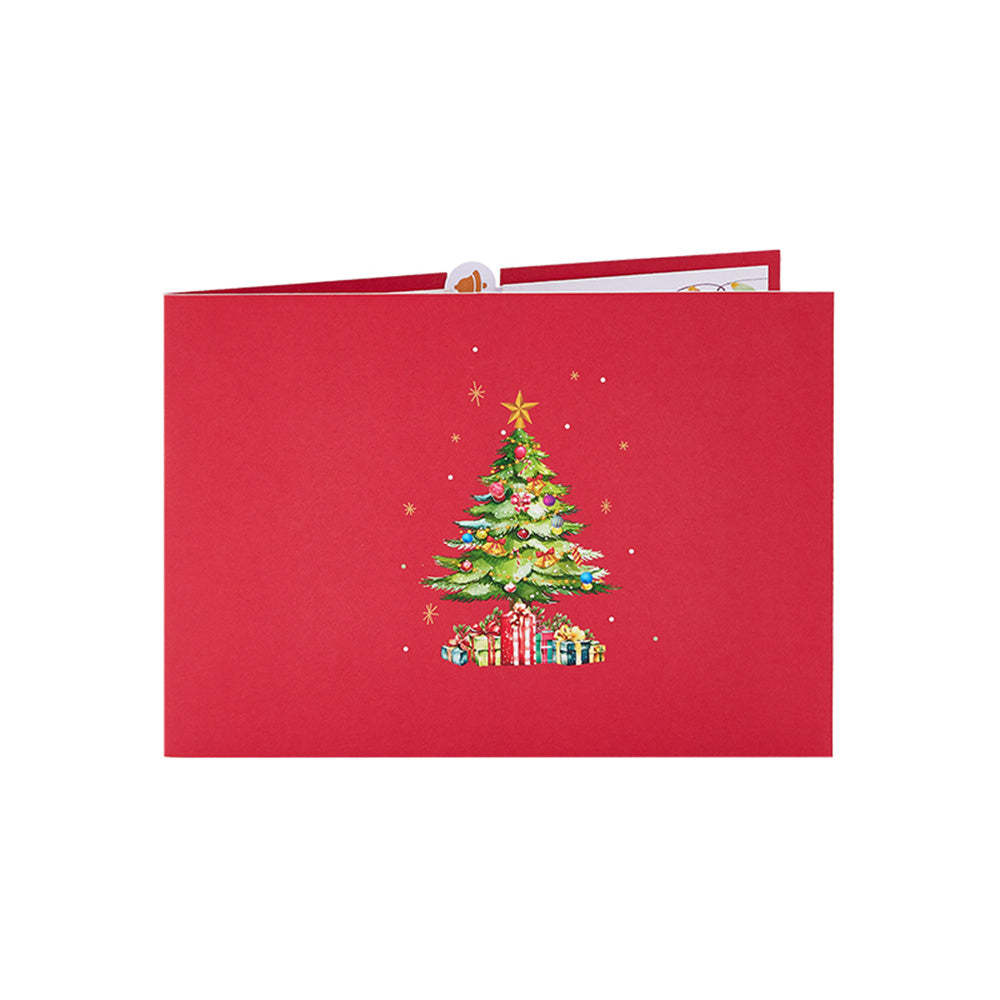 Christmas Tree 3D Pop Up Card Christmas Greeting Card - Bestchristmasgifts