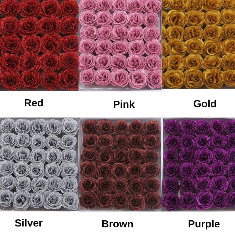 Glitter Rose Bouquet Personalized Glittery initial Eternal Rose Bouquet Anniversary Gifts for Her