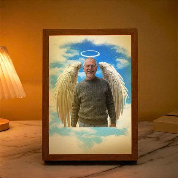 Personalized Custom Miracle Night Light Painting In Memory of A Loved One Who Has Passed Away Memory Ornament Father's Day Gift