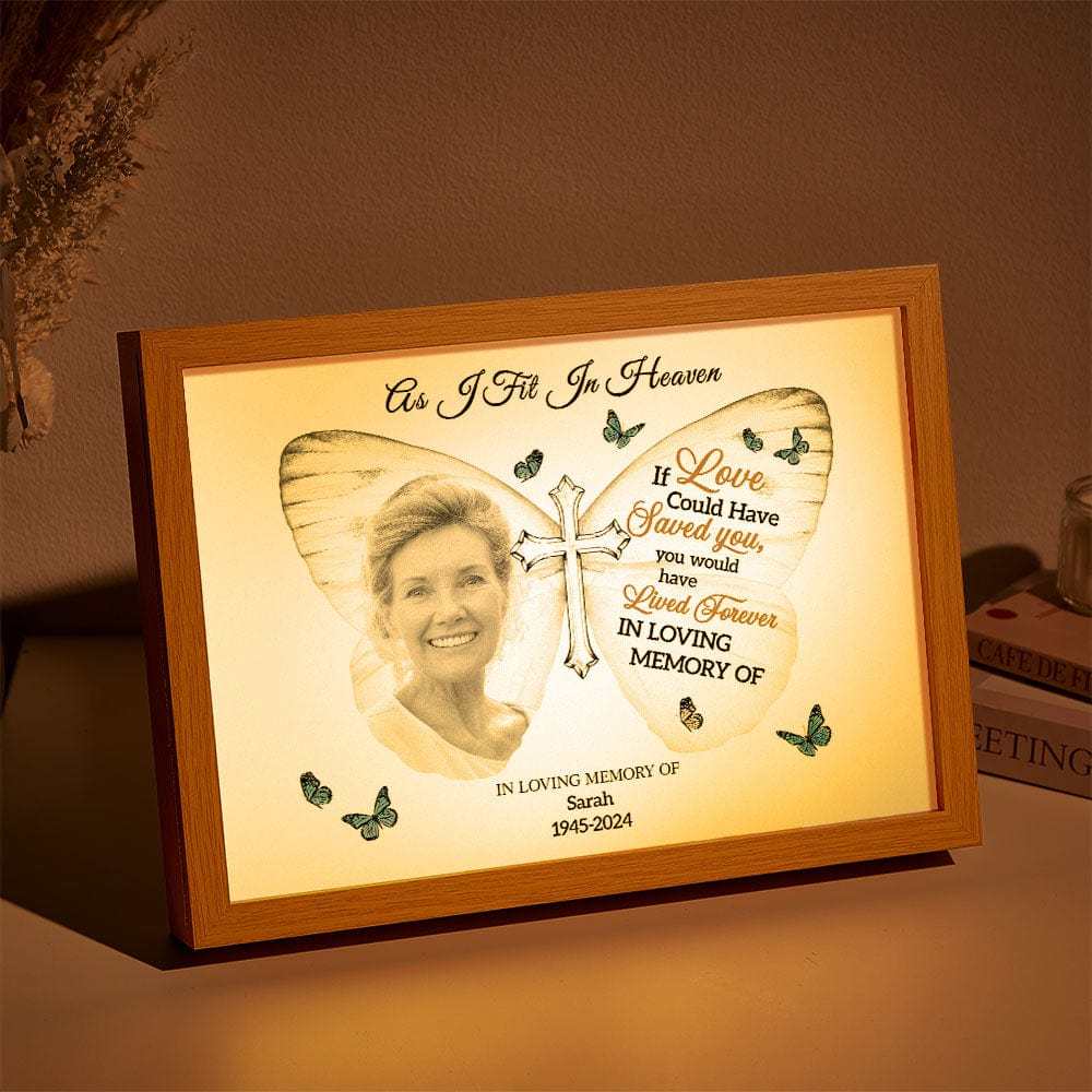 Personalized Custom Miracle Night Light Painting In Memory of A Loved One Who Has Passed Away Memory Ornament Father's Day Gift
