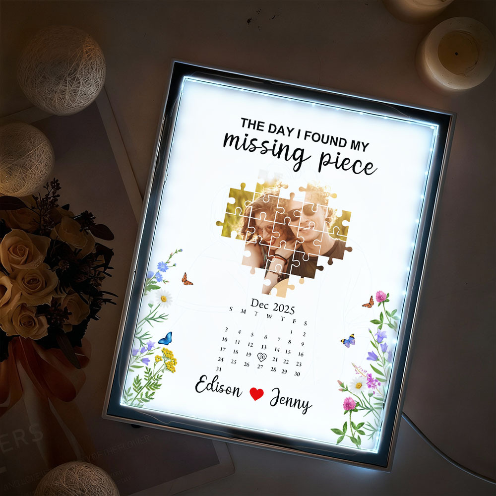 The Day I Found My Missing Piece Magic Mirror Personalized Gift
