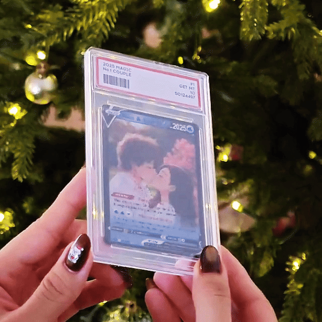 Custom Couple Anime Magic Lenticular Pokecard Unique Gift for Couples