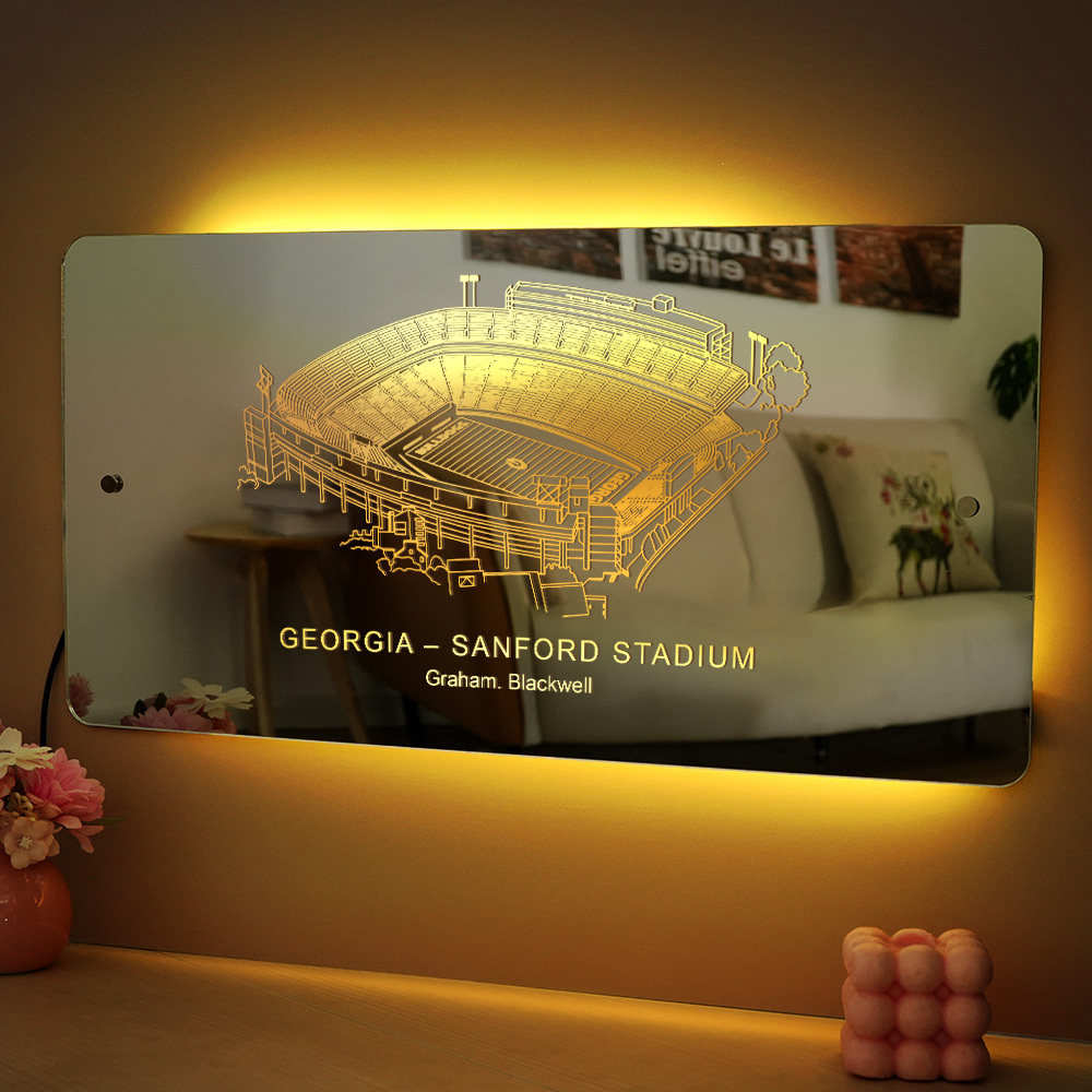 Football Stadium Mirror Light – Gifts for Sports Lovers - Giftlab