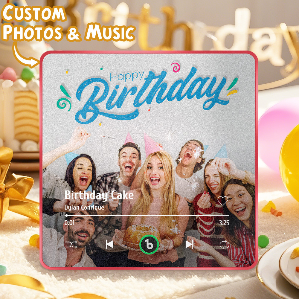 Custom Music And Photo Fridge Magnet FridgeBeats Pro Supports Bluetooth Connectivity