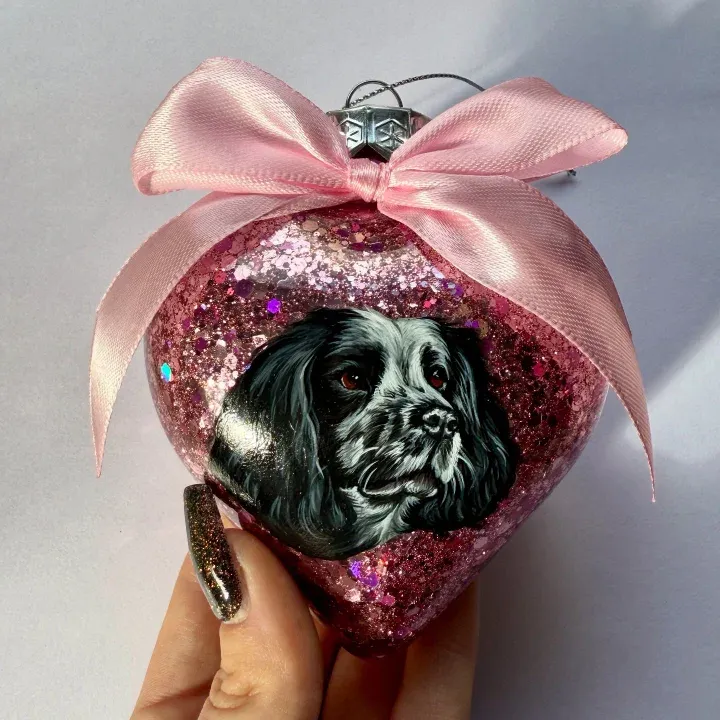 Christmas Gifts Pet Portrait Baubles Ornament