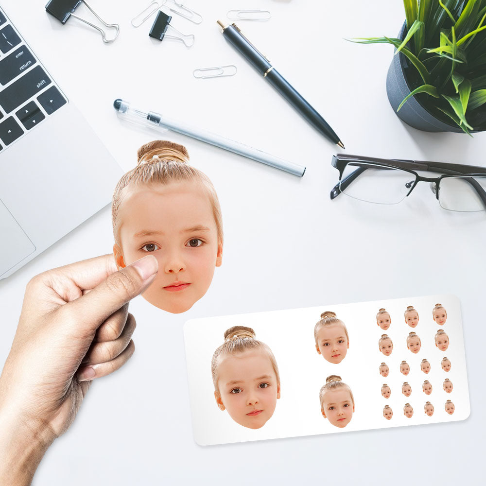 Birthday Gifts Custom Face Stickers Sheets