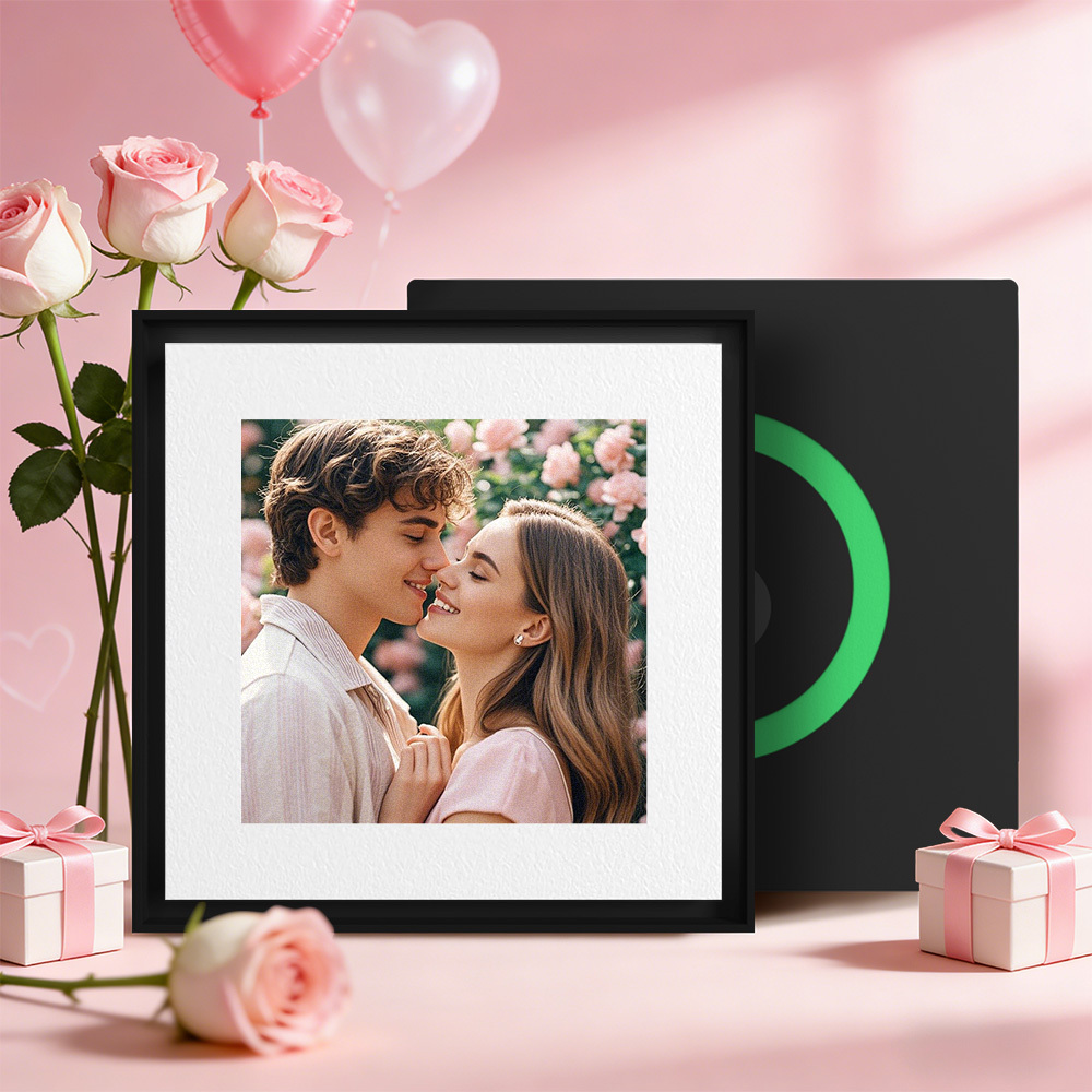 Custom Music & Photo Fridge Magnet Can Customize 1-6 Frame Art and Songs Personalized Photo Song That Can Play Music Valentine's Day Gifts for Him - Bestchristmasgifts