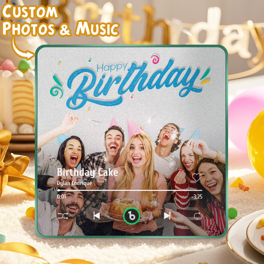 Custom Music And Photo Fridge Magnet FridgeBeats Pro Supports Bluetooth Connectivity