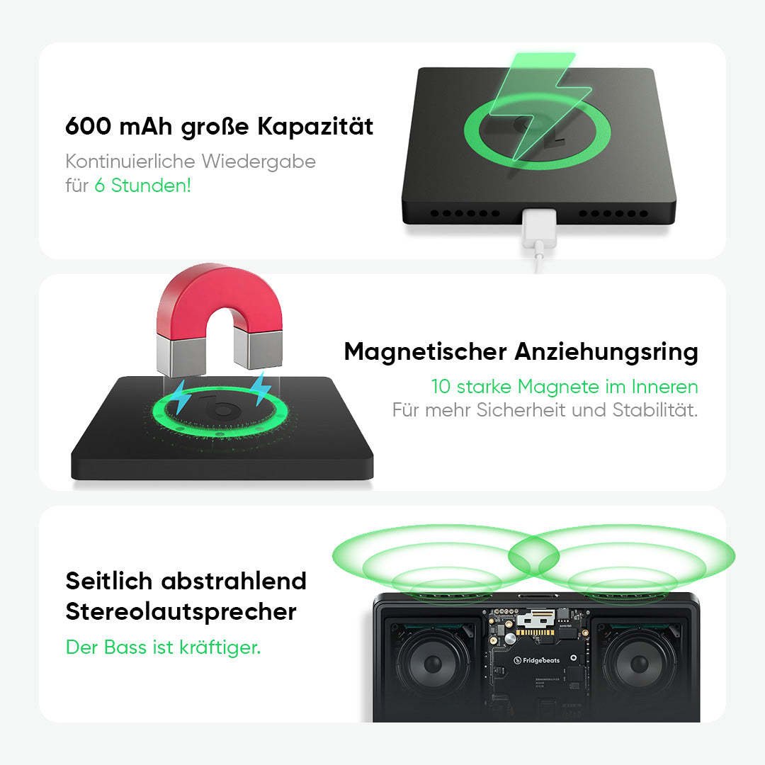 Benutzerdefinierter Musik- Und Foto-kühlschrankmagnet Unterstützt Bluetooth-konnektivität In Verschiedenen Stilen LGBT-Geschenke zum Valentinstag