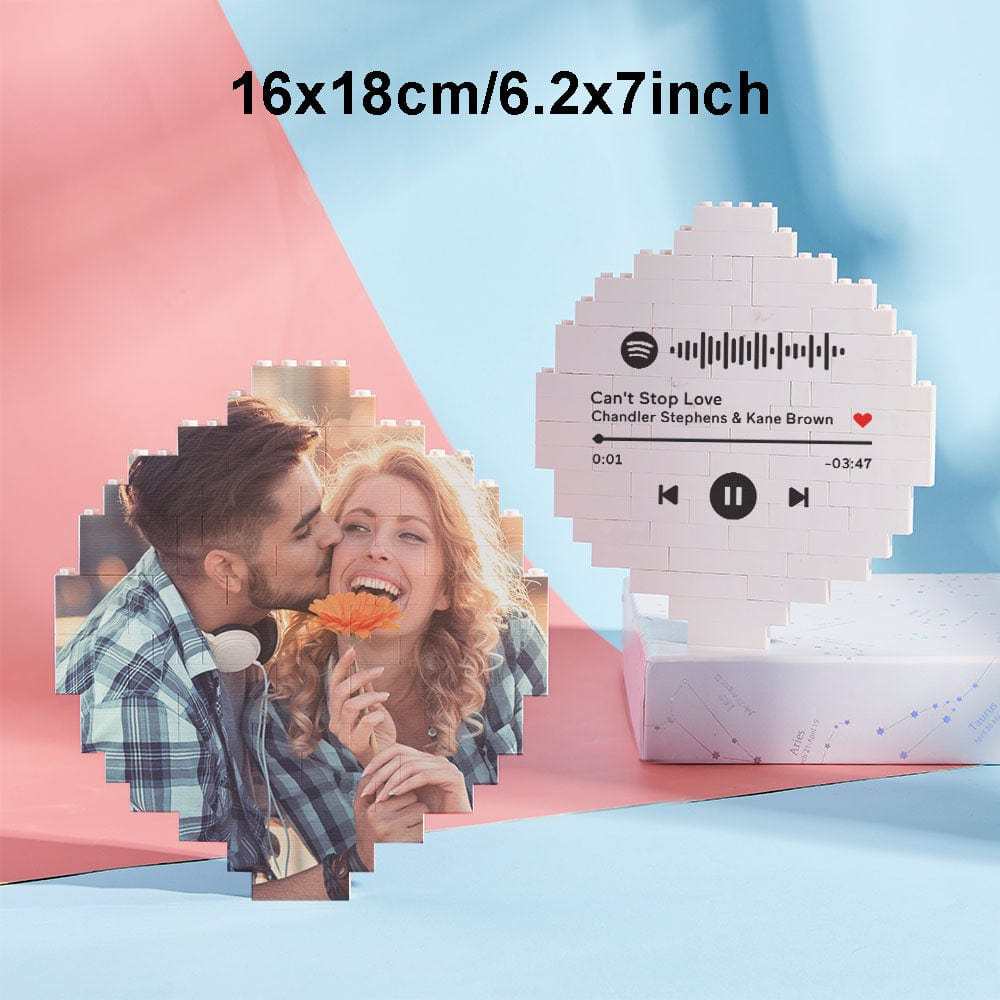 Custom Photo Building Brick Personalized Block Graduation Gifts for Friends - Giftlab