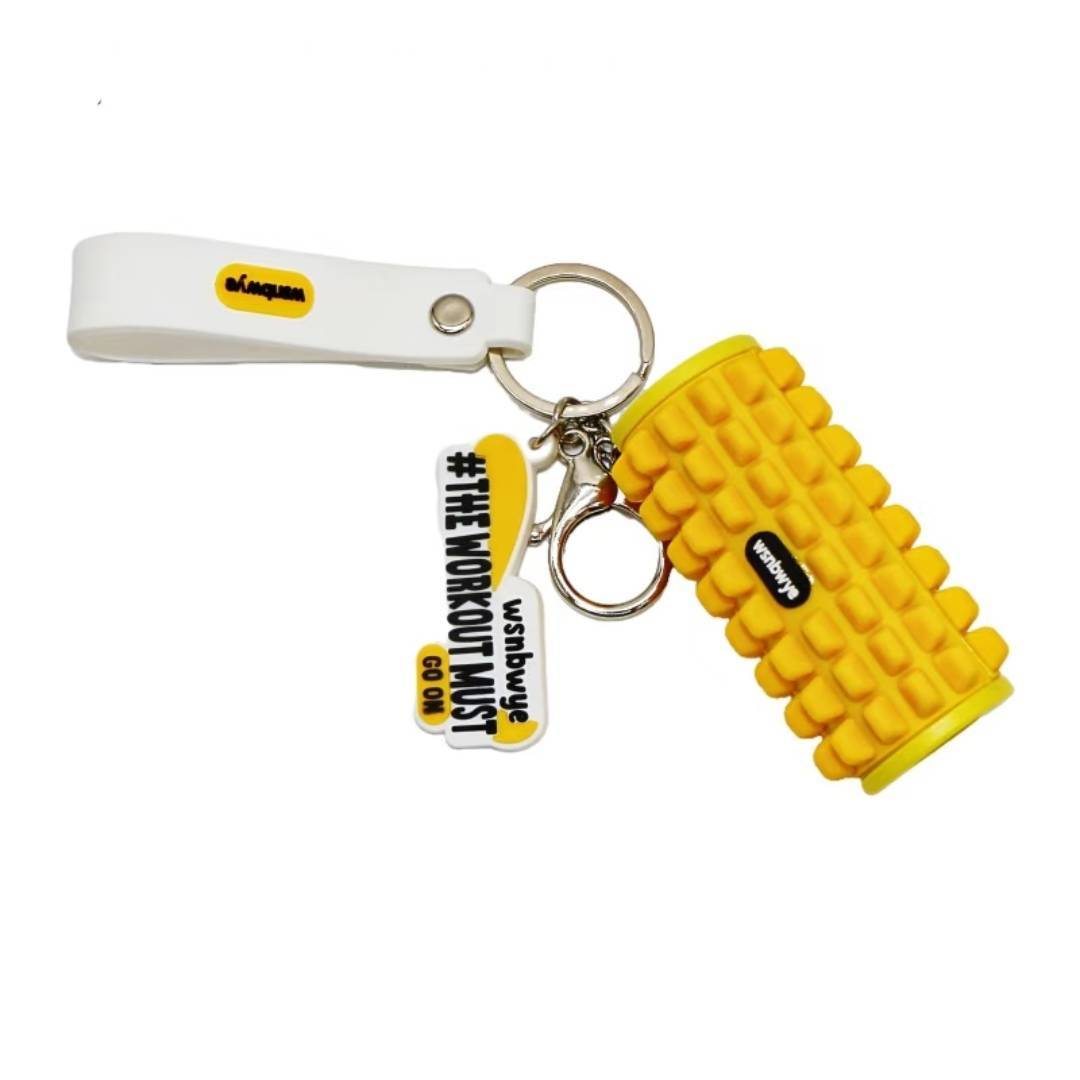 Cute Key Charms Fitness Foam Shaft Keychain Backpack Small Charms Cute Gift for Her