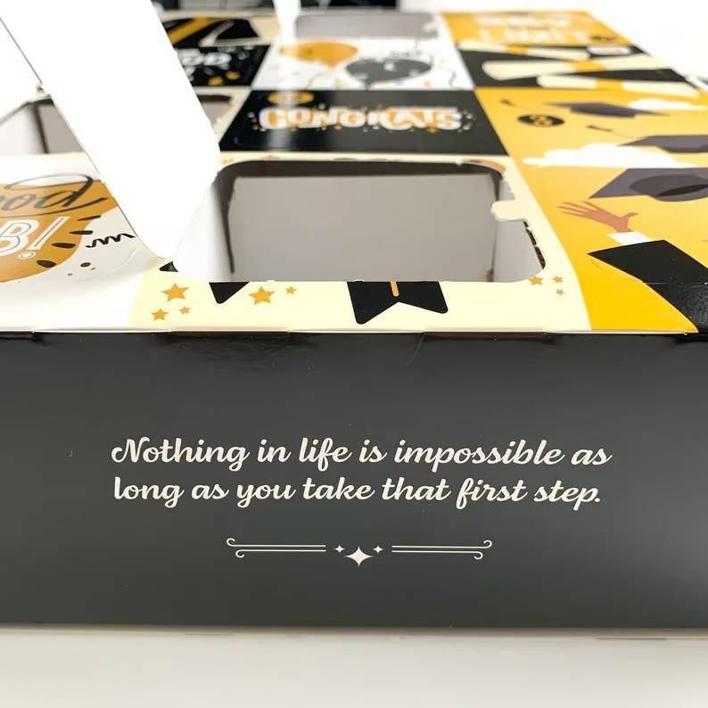 Fill it Yourself Empty Graduation Gift Packaging, 12 Days of Graduation Gifts, Congratulations on your Graduation Gift Packaging