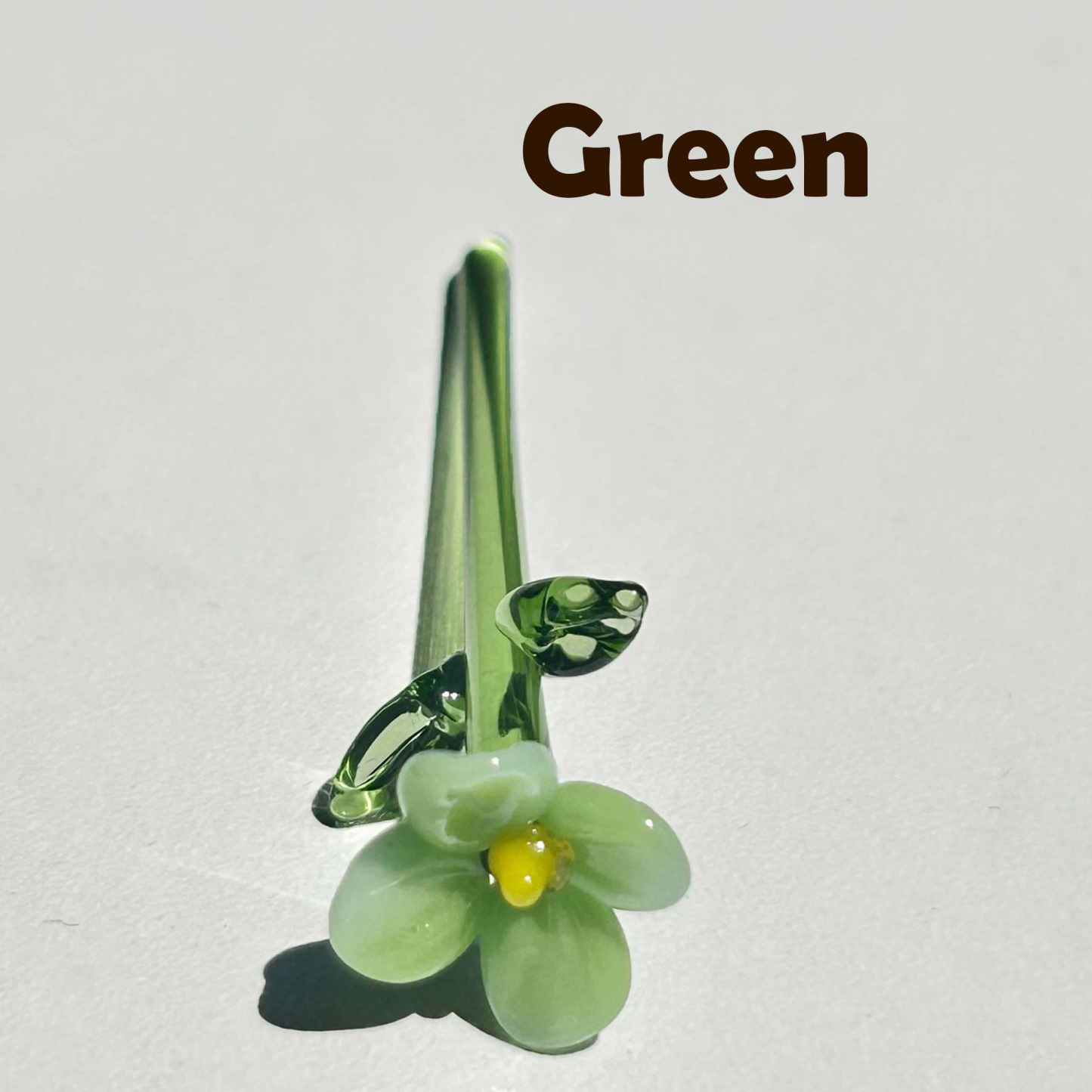 Glass Flower Bouquet - Mini Flower Figurine, Glass Artwork Table Centerpiece, Birth Flower Sculpture, Home Decor Gift for Mom & Friends