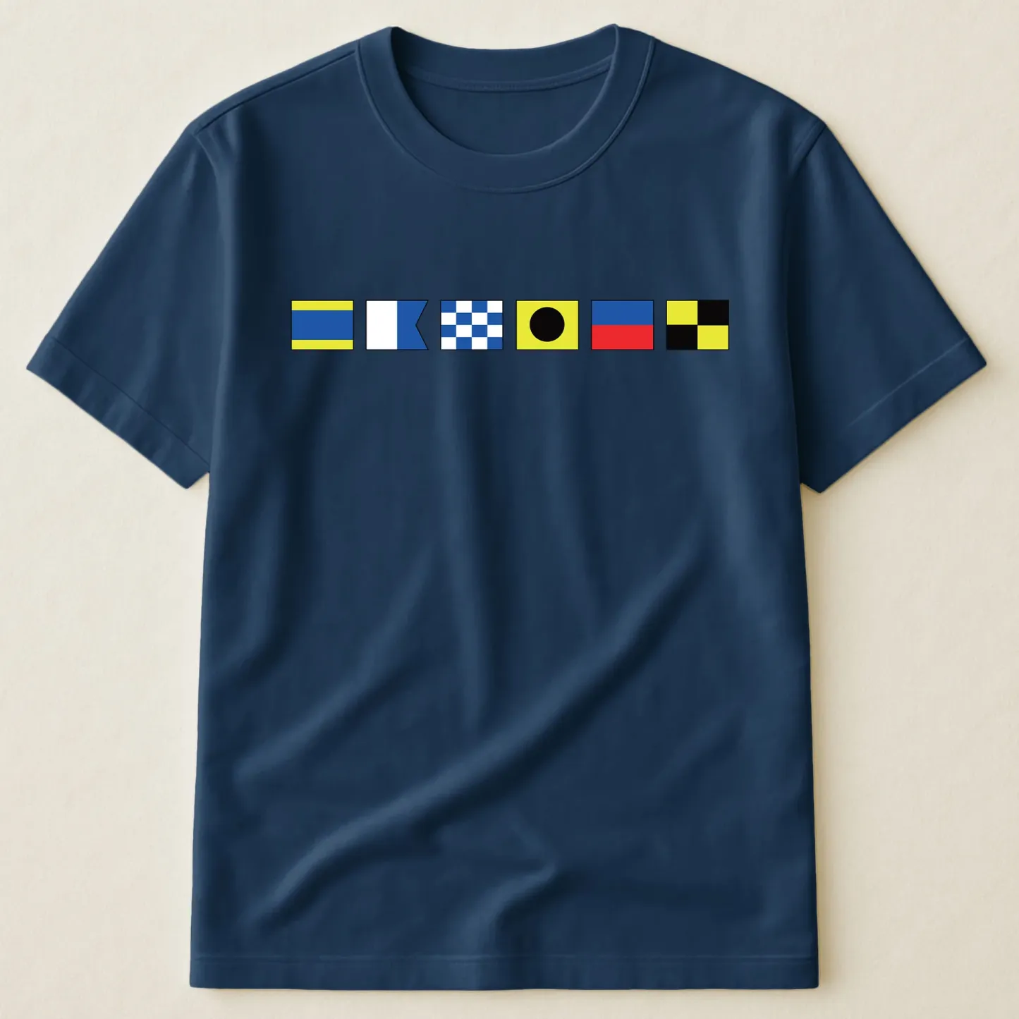 Name In Nautical Flags - Personalized Shirt