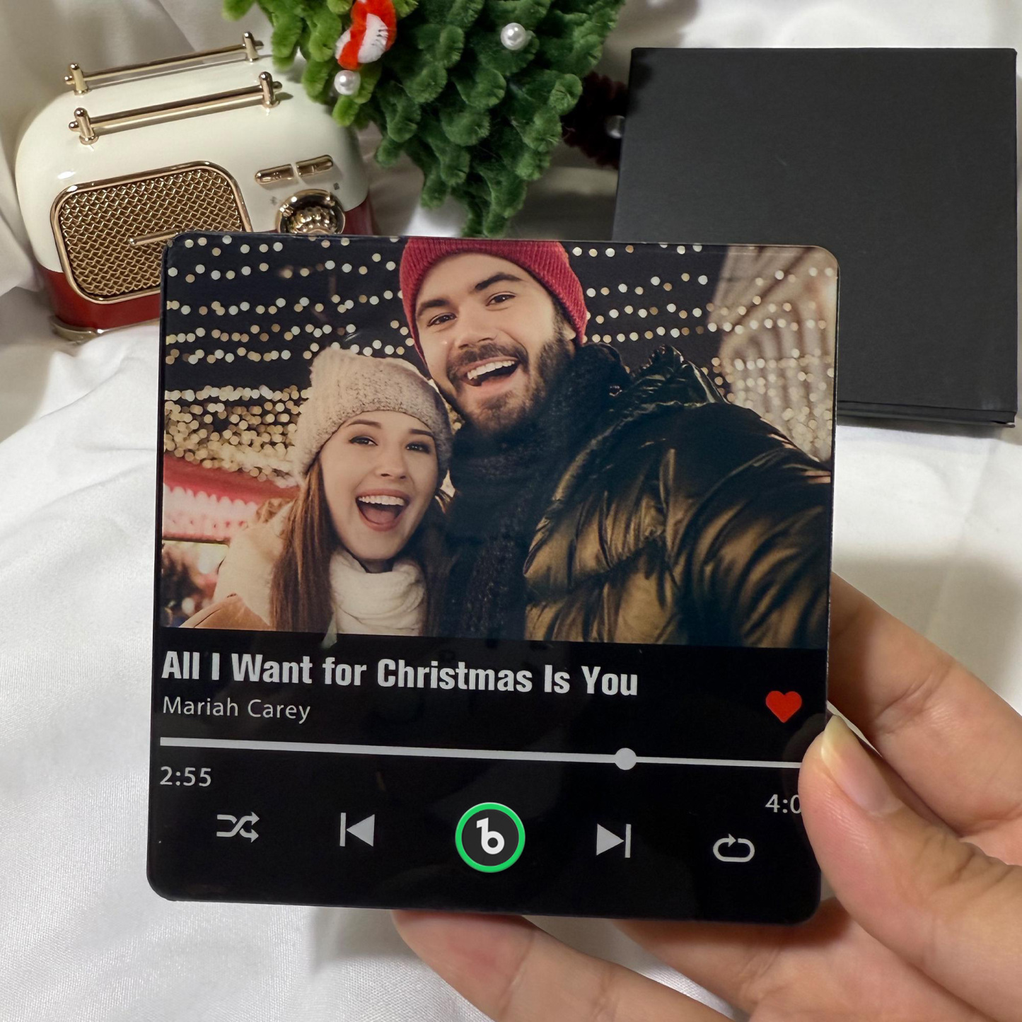 Personalized Photo Music Fridge Magnet Playable Song Keepsake Gift Christmas Gift for Lover - Bestchristmasgifts