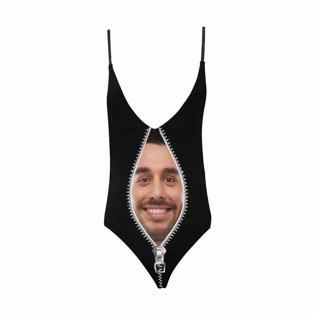 Customized Face One Piece Swimsuit Photo Swimwear Custom Swimming Suits - Giftlab