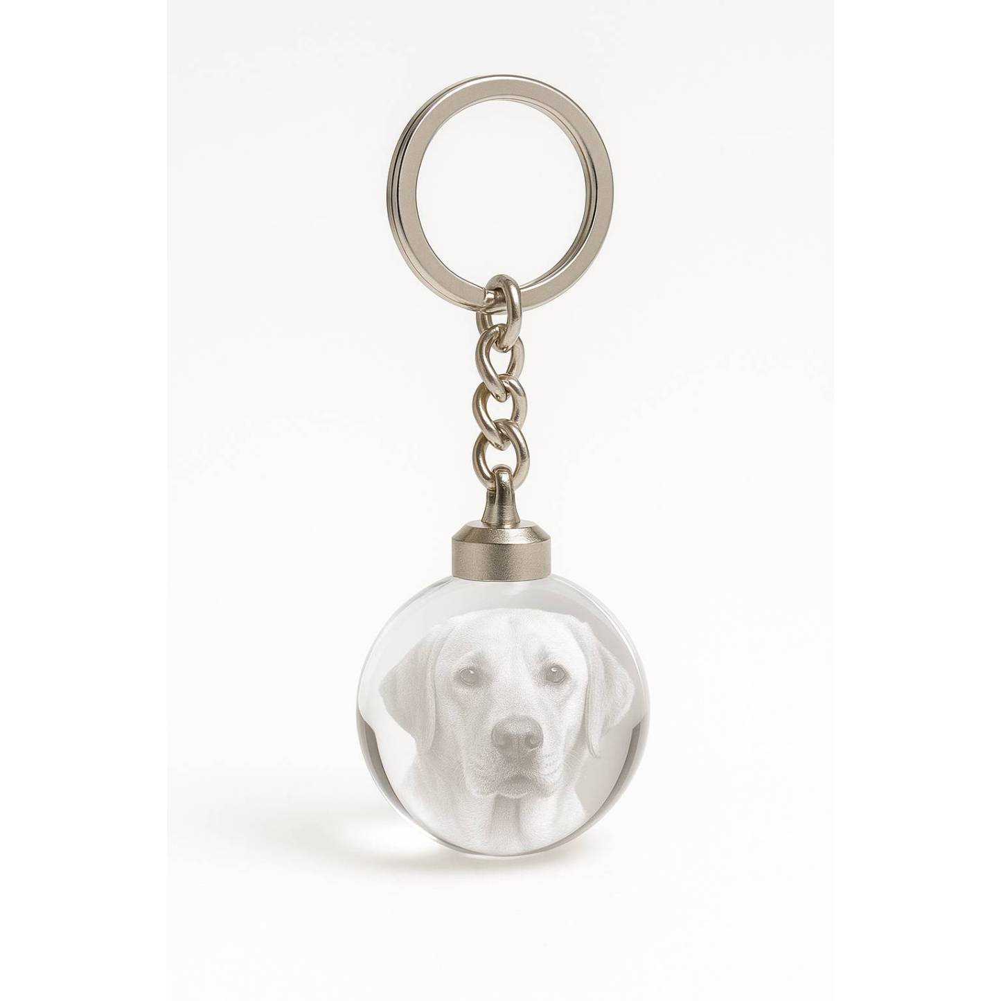 Custom Keychain Crystal Ball For Pet Lovers