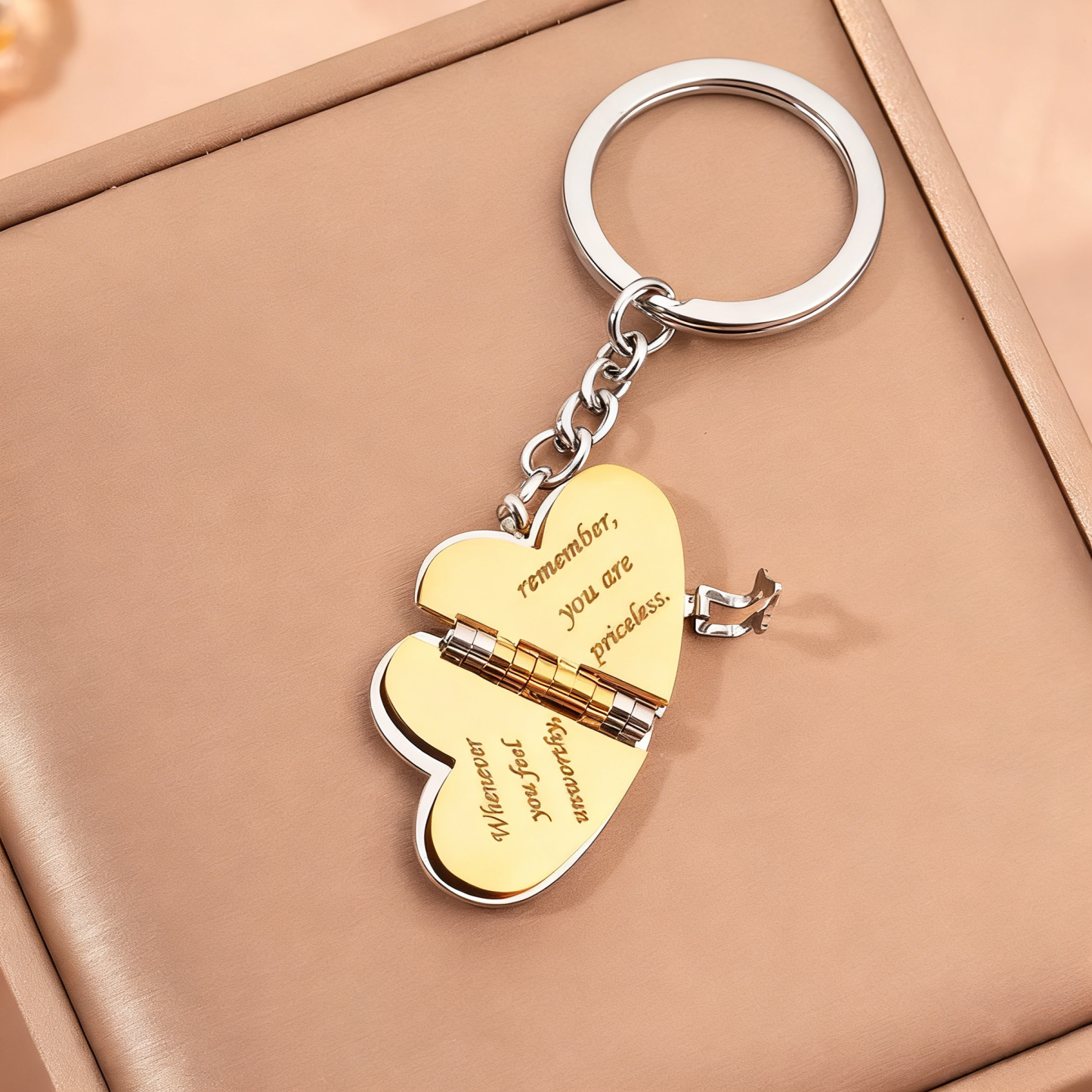 Personalized My Little Star Book Necklace – A Letter to My Daughter in a Locket, Adjustable Pendant with Message Inside, Meaningful Jewelry Gift