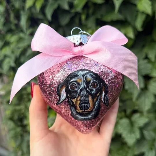 Christmas Gifts Pet Portrait Baubles Ornament