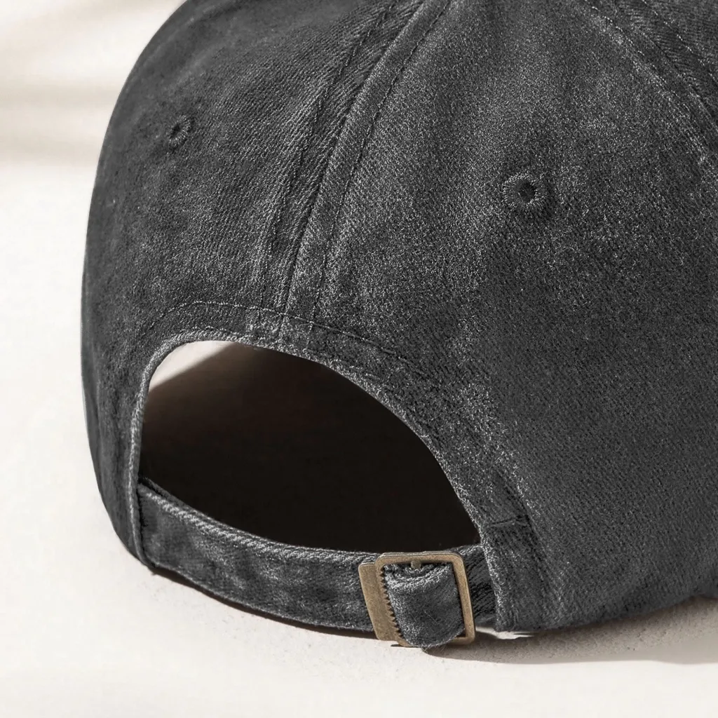 Personalized Washed Denim Cap with Kids’ Names – Custom Dad, Papa, or Grandpa Hat