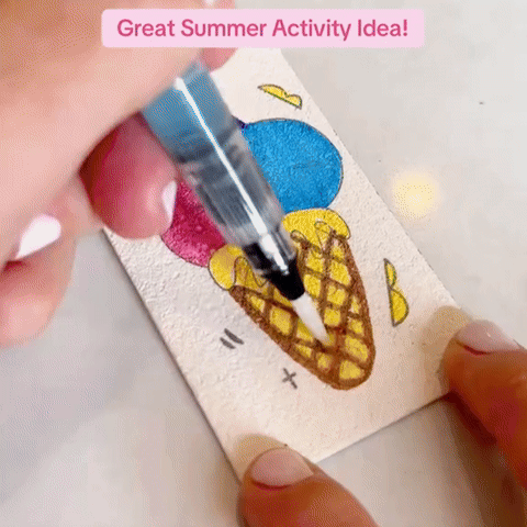 Easy DIY Magic 3D Foam Texture Painting Kit Magic Puffy Paint Gift for Kids