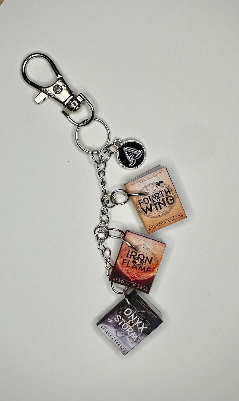 Personalized Mini Book Keychain | Unique Customizable Handmade Book Charm for Book Lovers, BookTok Fans, & Literary Enthusiasts | Gift for Readers