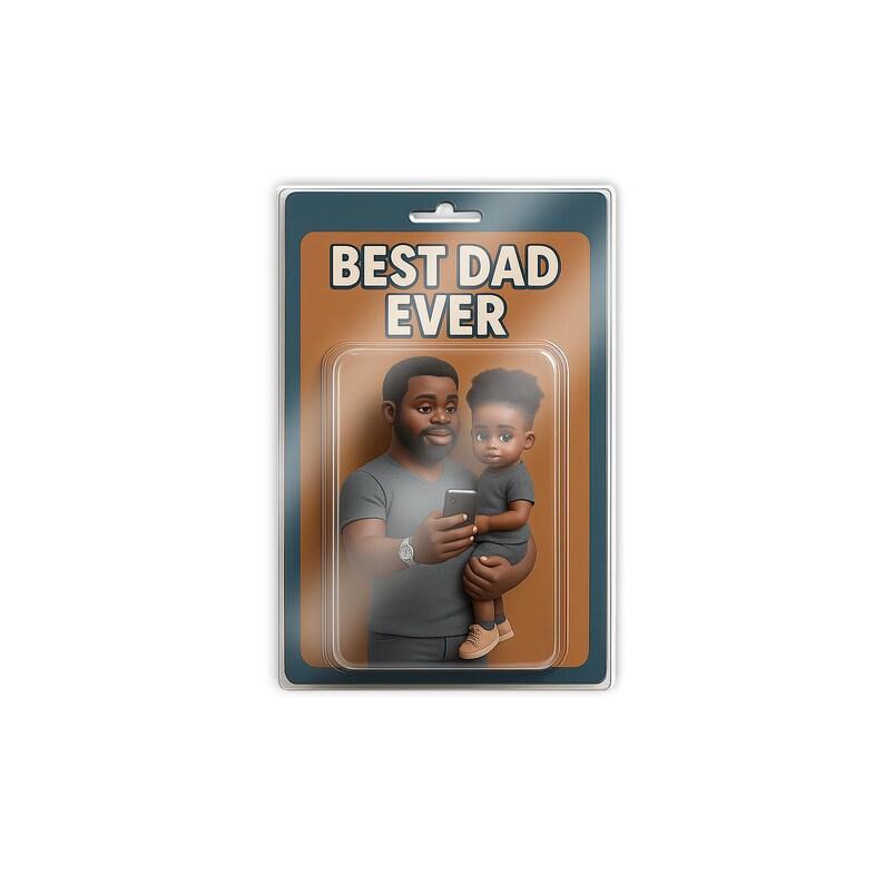 Personalized Daddy Photo Fridge Magnet Dad Car Accessories Custom Wallet Size Figure Photo Frame Acrylic Father’s Day Fridge Photo Magnet