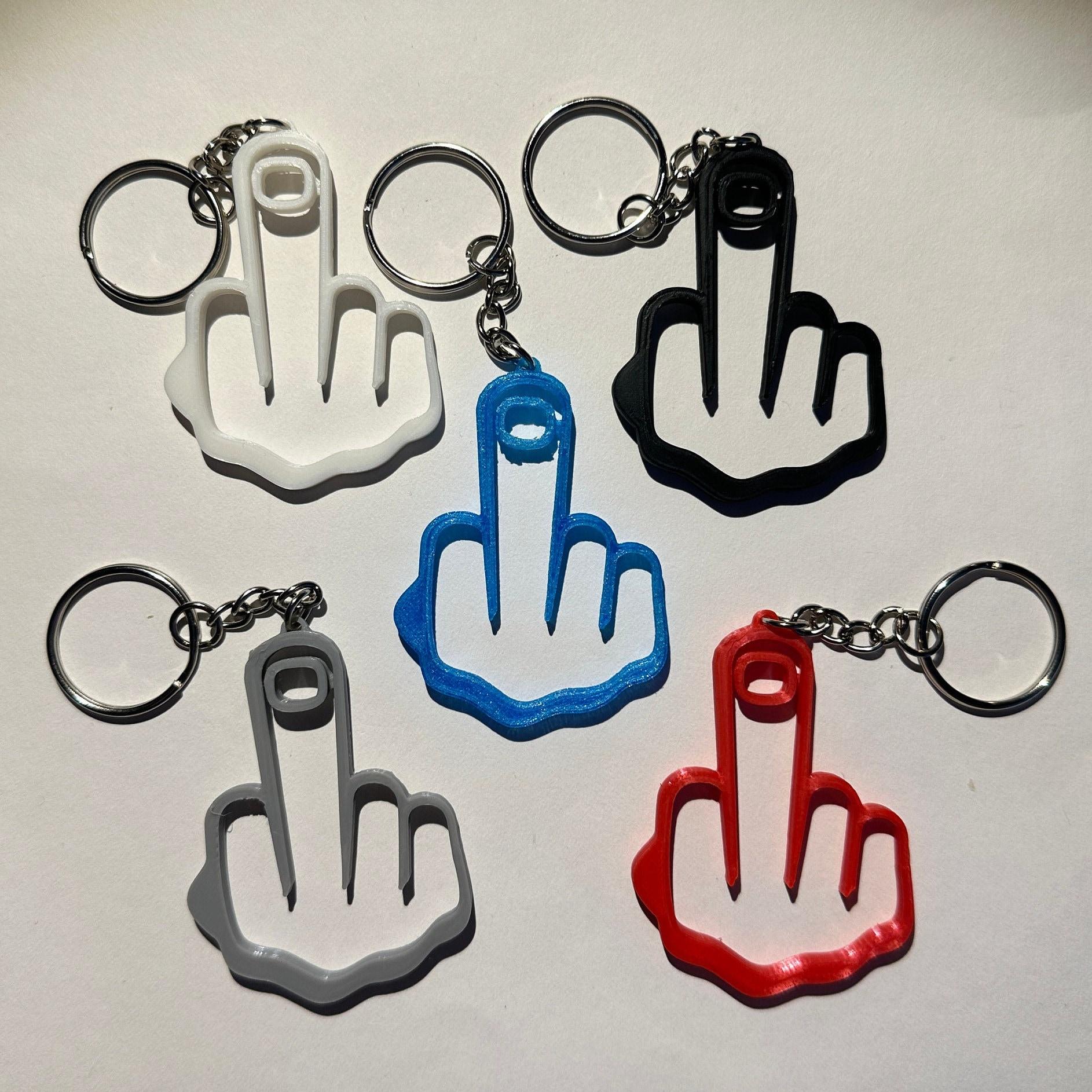 Rude Keyring Gift for Him or Her | Offensive Gift | Funny Boyfriend Gift | Sarcastic Keyring | Gift For Boyfriend | Novelty