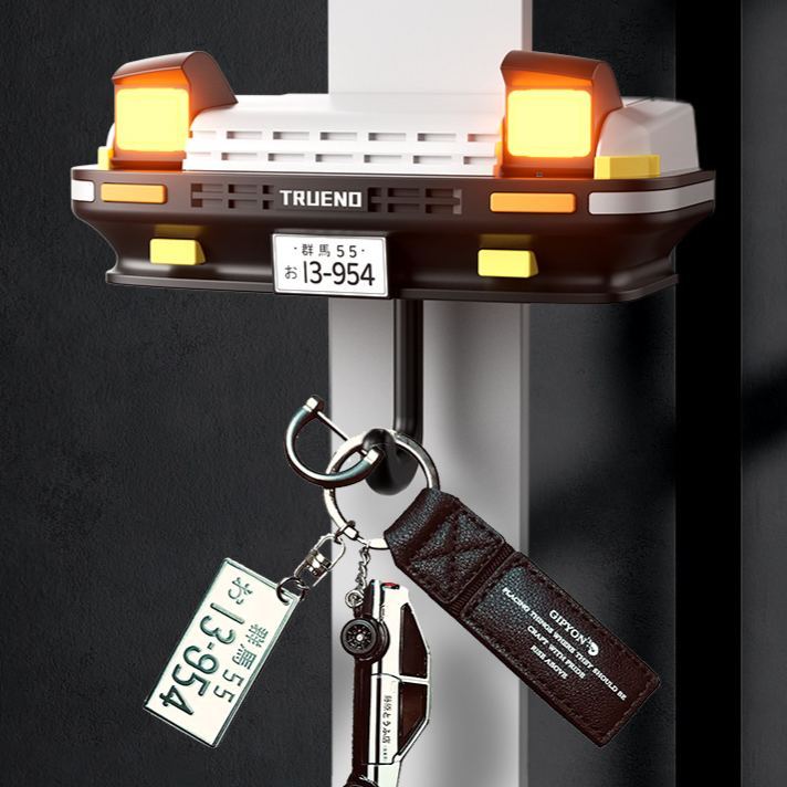 Car pop-up headlight key hook