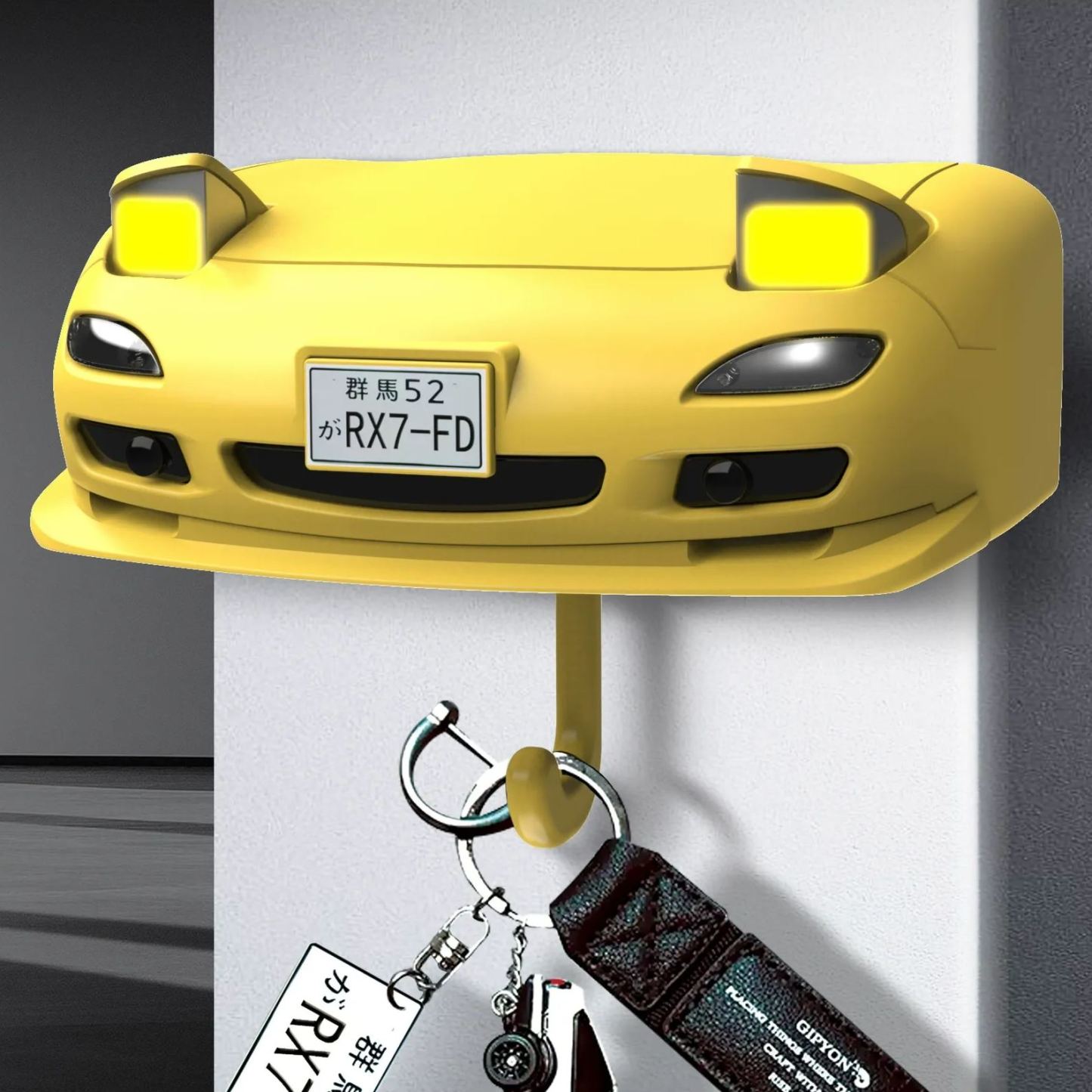 Car Key Hook Relive Classic Car Moments Pop - up headlights Key Hook