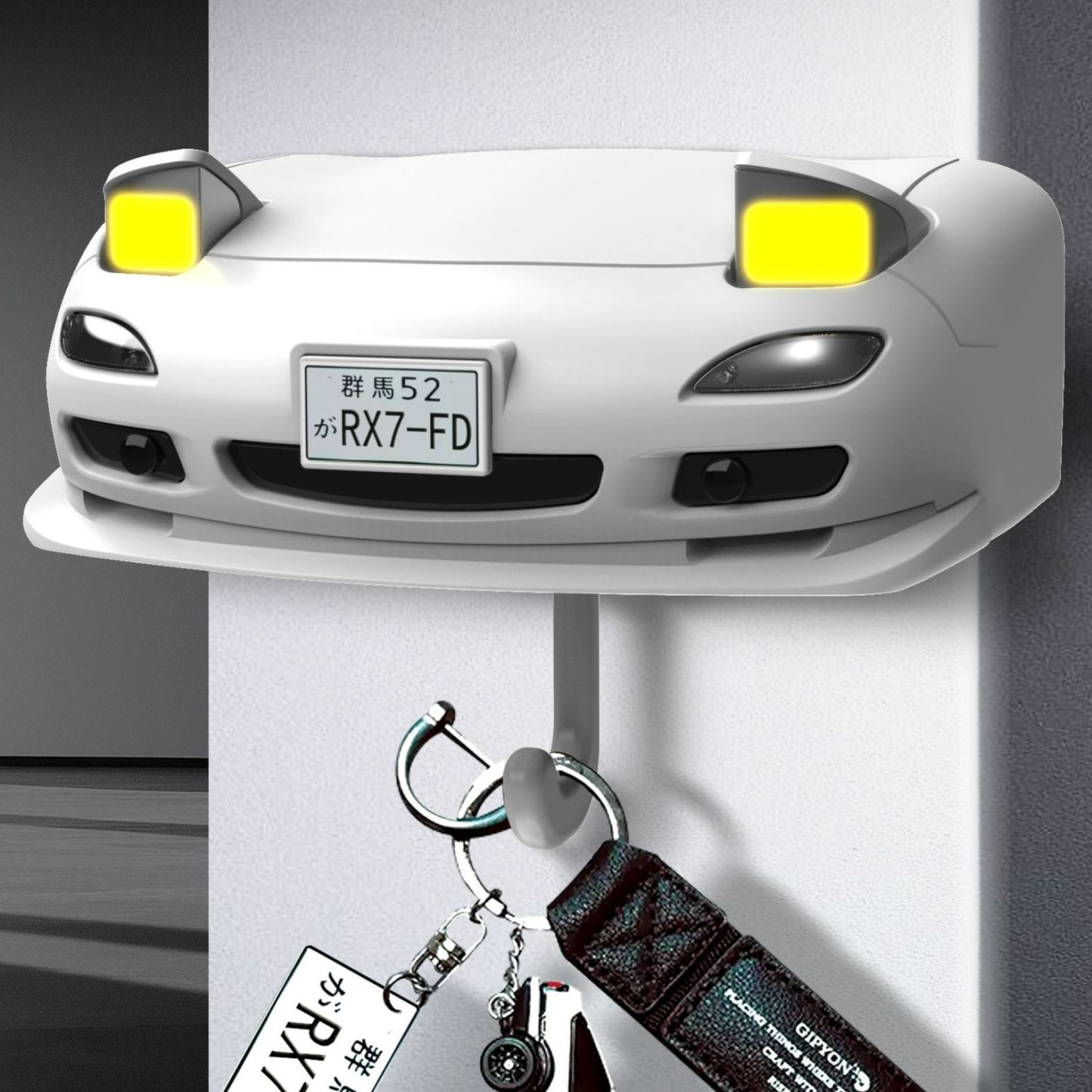 Car Key Hook Relive Classic Car Moments Pop - up headlights Key Hook
