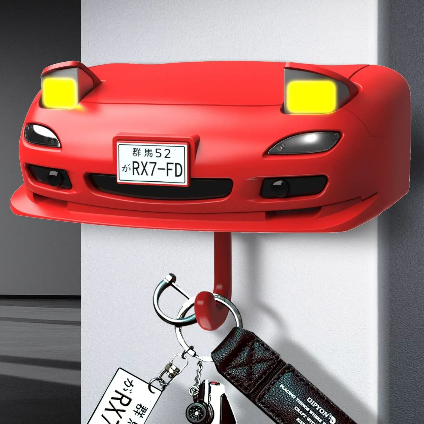 Car Key Hook Relive Classic Car Moments Pop - up headlights Key Hook