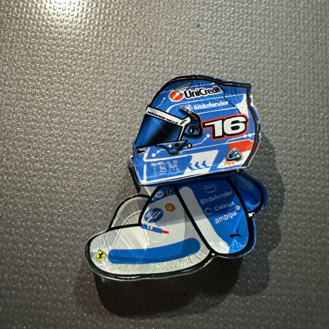 Acrylic Racing Driver Fridge Magnet Gift for Him