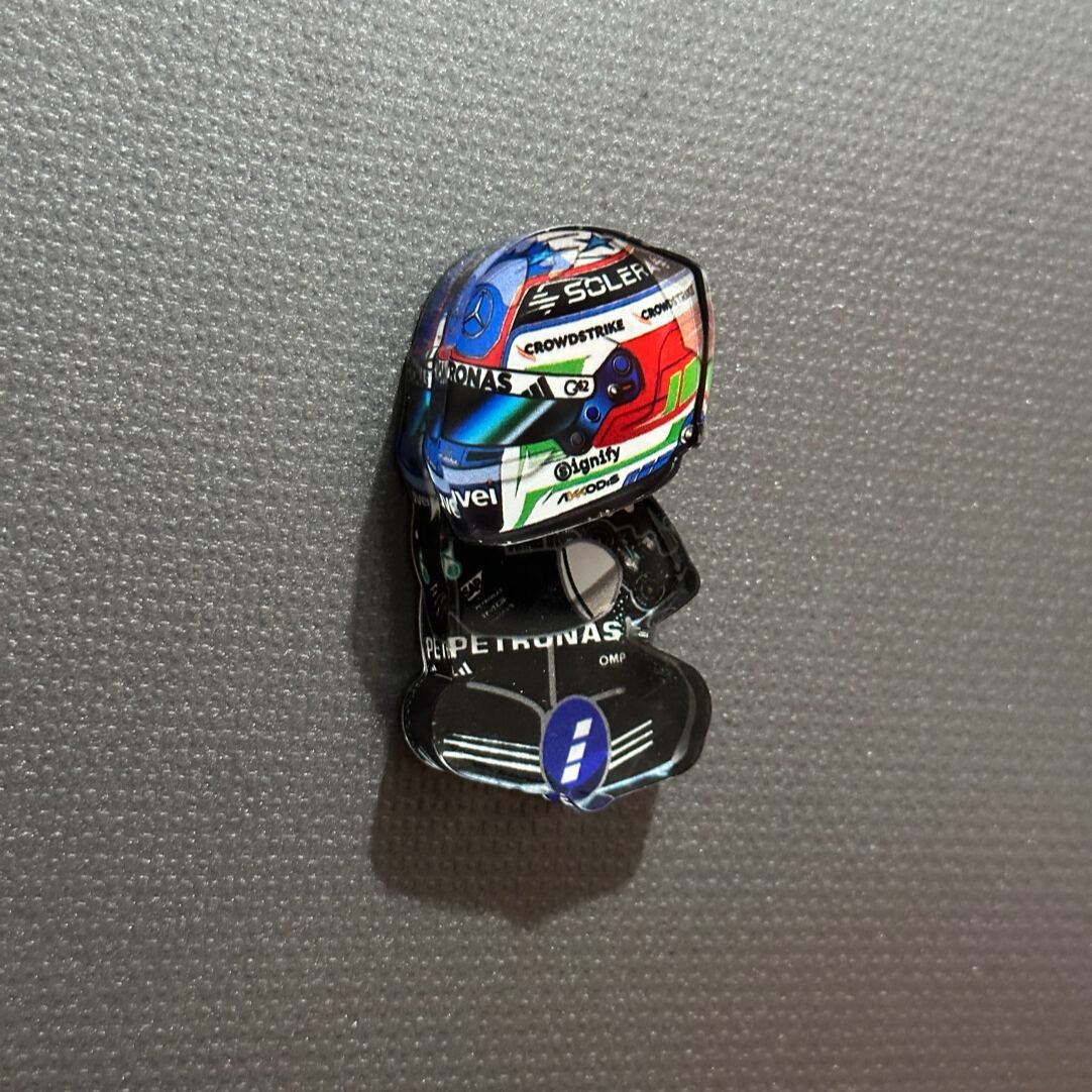 Acrylic Racing Driver Fridge Magnet Gift for Him